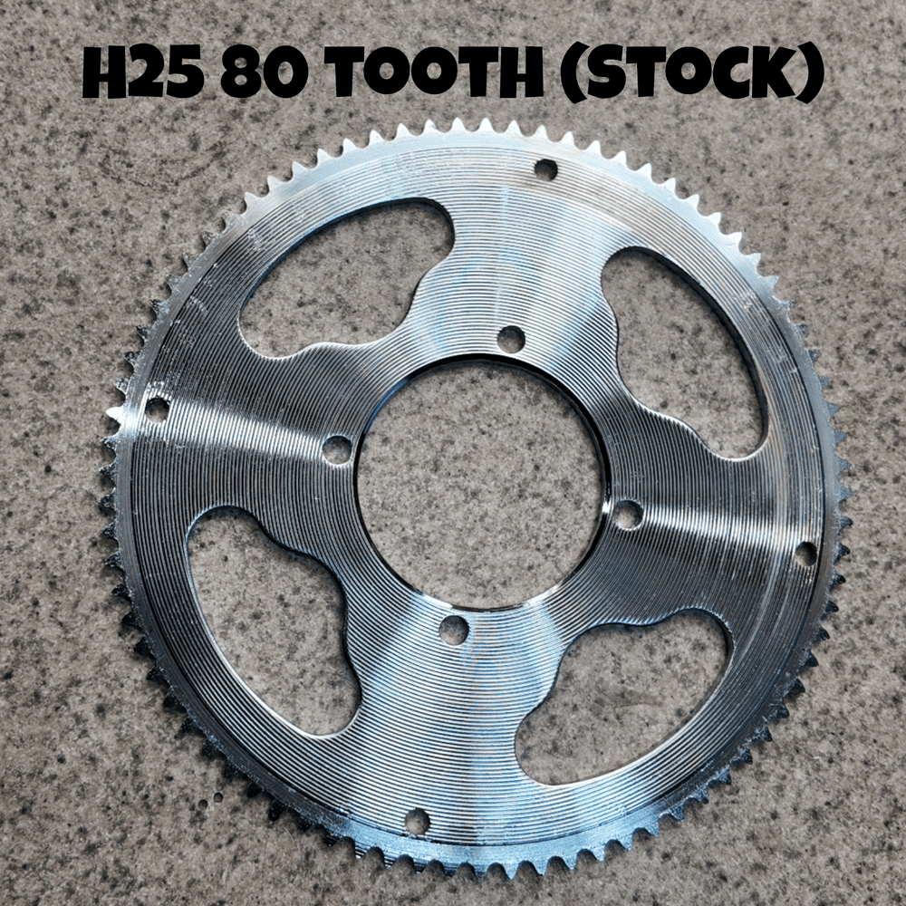 25H Rear Sprocket 80T 65T 55T For 47cc 49cc ATV Scooter Motorcycle